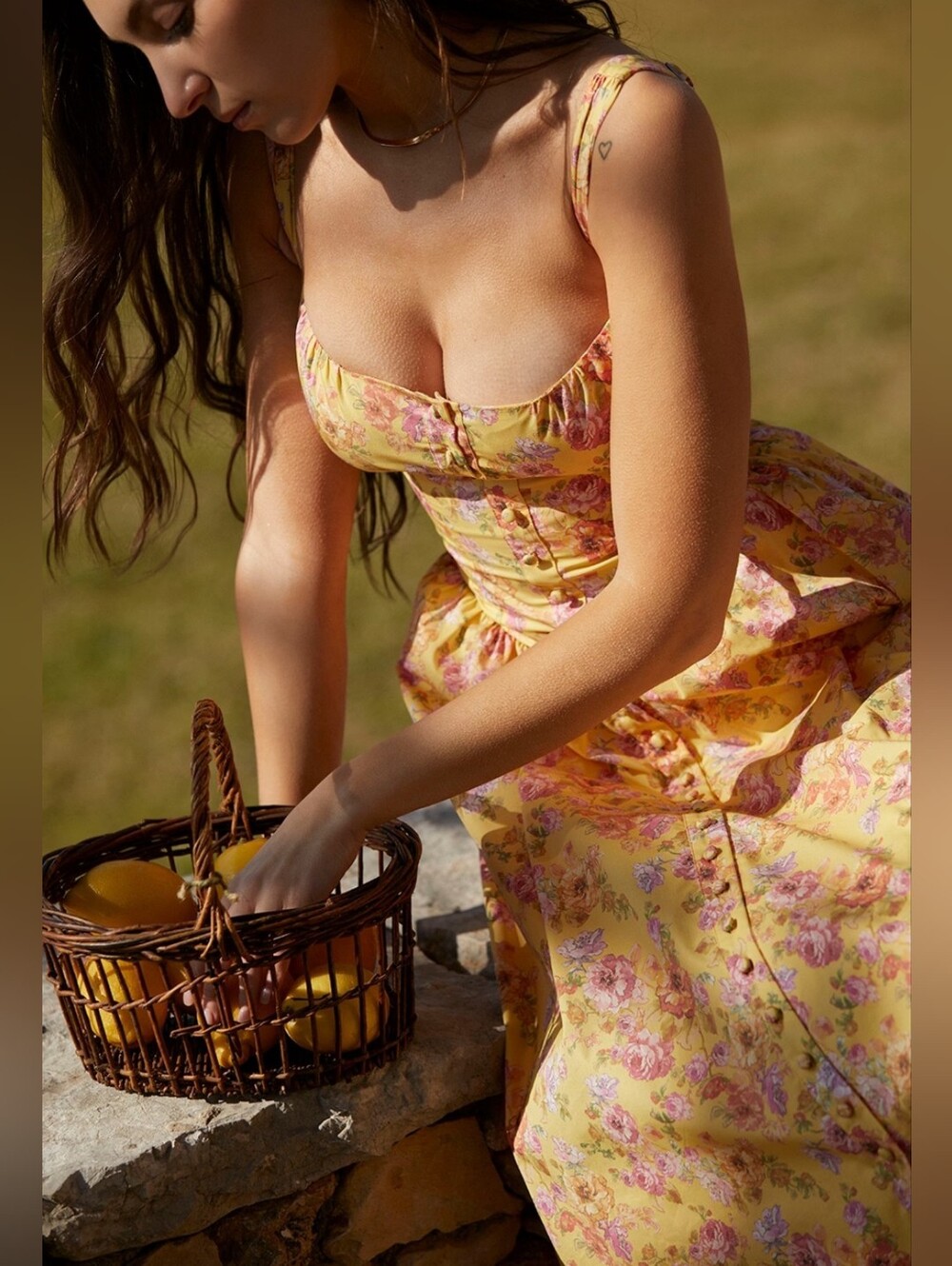 House of CB Tatiana Butter Print Midi Sundress - Picture 5 of 5